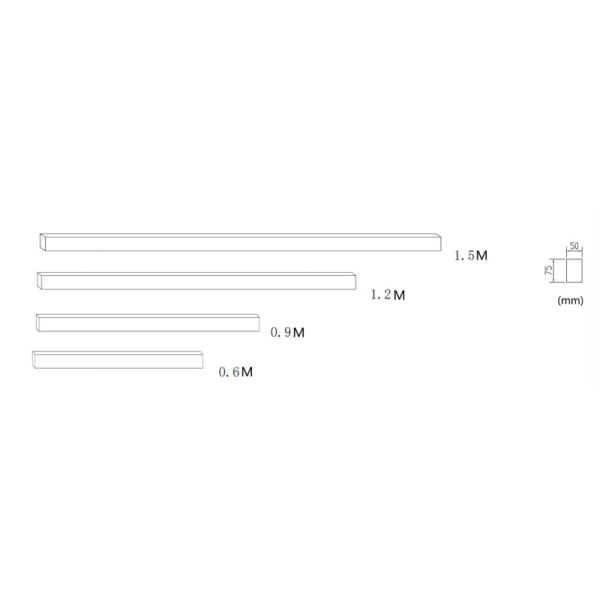 Modular Linear Light New available in multiple color temperatures from 2700K to 6500K for flexible lighting design options
