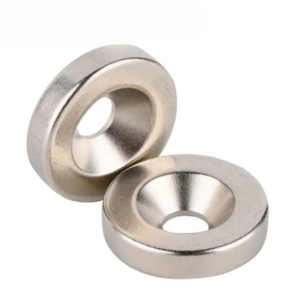 Ndfeb N35 Countersunk Neodymium Magnets With Mounting Hole