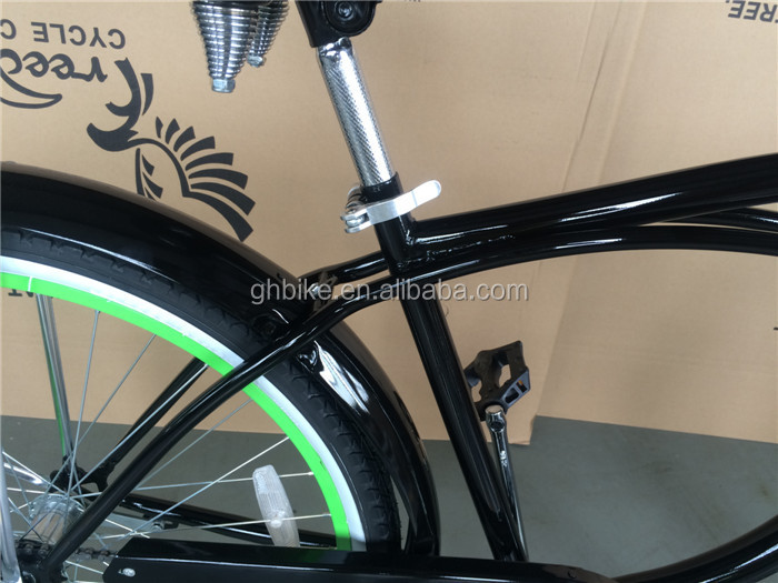 Green Aluminum Alloy Rim 26 inch Schwinn Beach Cruiser Bike for Men Gross Weight 18 kg