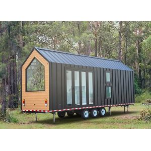 Quality Tiny Mobile Homes For Sale Light Steel Frame Prefab Design Luxury Cabin A Frame House for sale