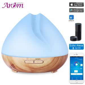 Quality 400ml Voice Control Smart WiFi Essential Oil Diffuser for sale