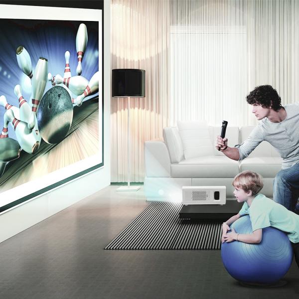 X1 Auto Home Cinema Projector 700 ANSI Lumens FHD Android Smart Projector