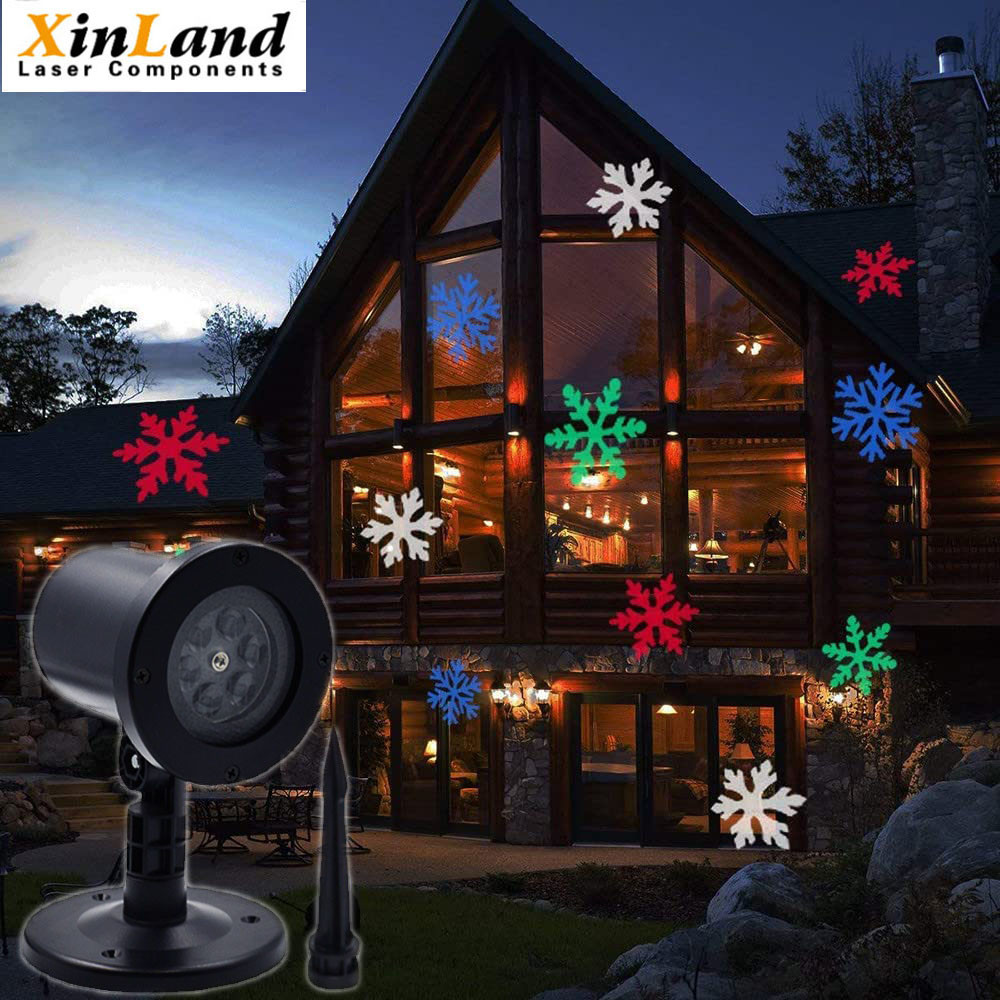 Snowfall LED Laser Party Light Projector Christmas Outdoor Landscape Decorative Lighting