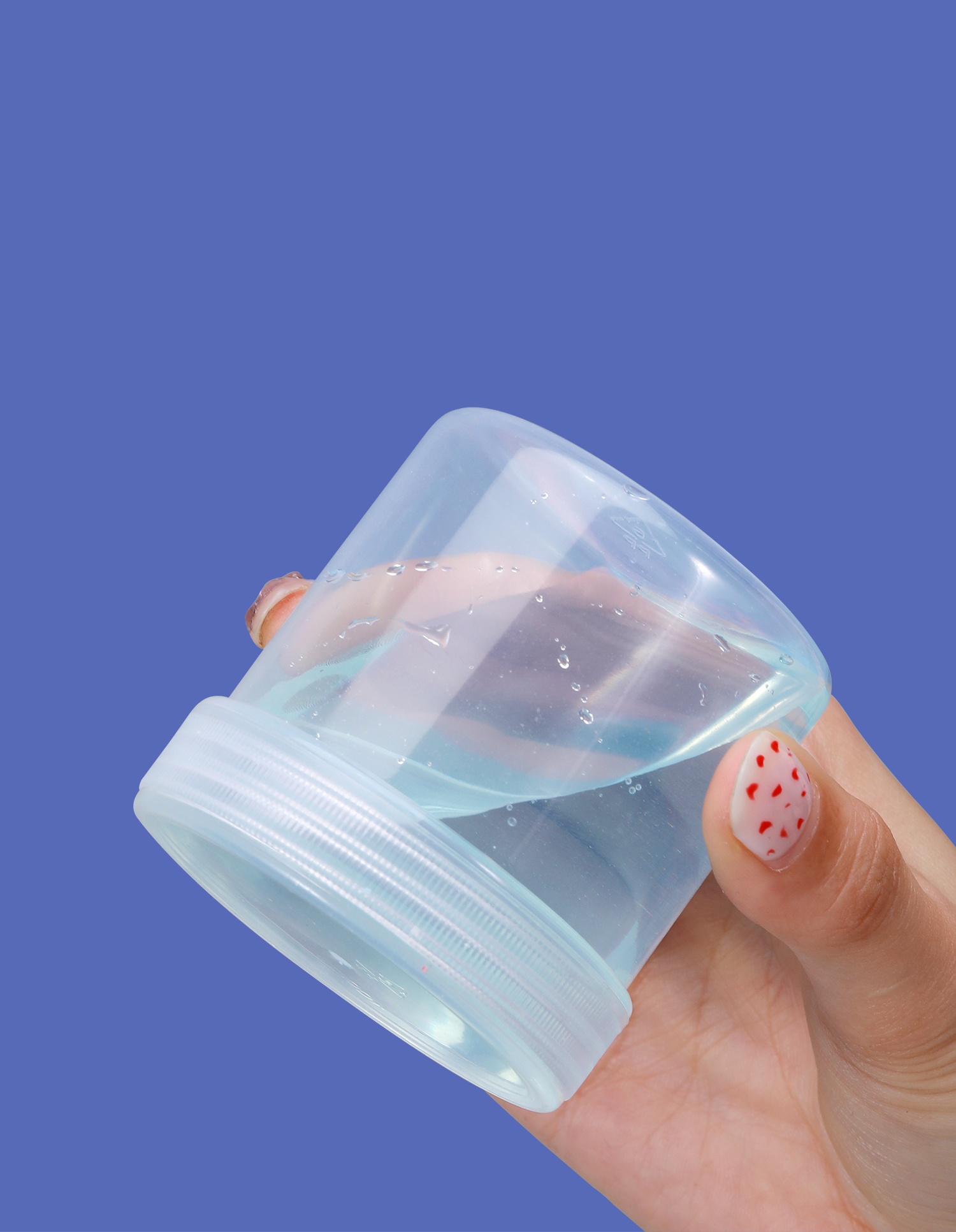 HDPE Collar Wide Mouth Empty Jar Container Canister for Candy Powder Storage Canister