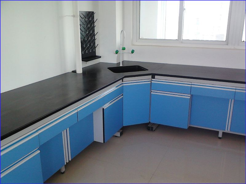 Anti Corrosion Adjustable Height Lab Table All Cold Rolled Steel Material