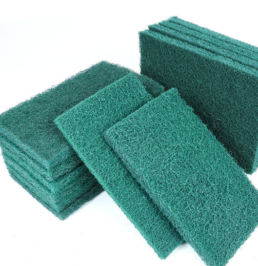 Green Sand-free Household/Industrial Scouring Pads, Customization For Various Scenarios Scouring Sponge Pad
