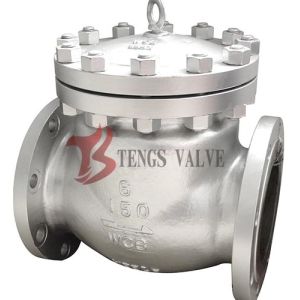 Cast Steel Swing Check Valve , Flanged Non Return Valve ANSI 150LB H44H