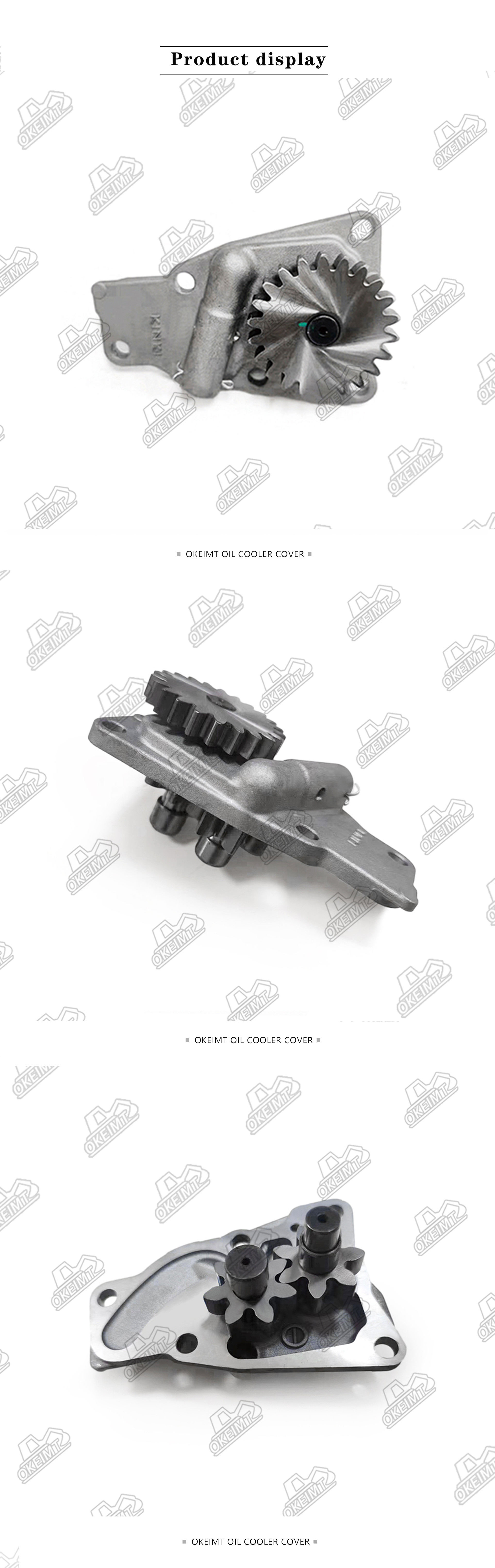 For Komatsu Excavator PC40-5 PC80-3 Engine 4D95 22 Teeth (12MM Gear) Oil Pump 6204-51-1200