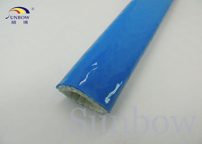 Silicone Coated Fibreglass Fire Protective Fire Sleeving High Temperature