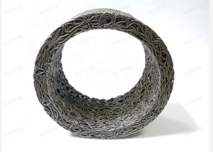 Customized Compressed Knitted Wire Mesh Gasket For Car Air Exhaust Muffler
