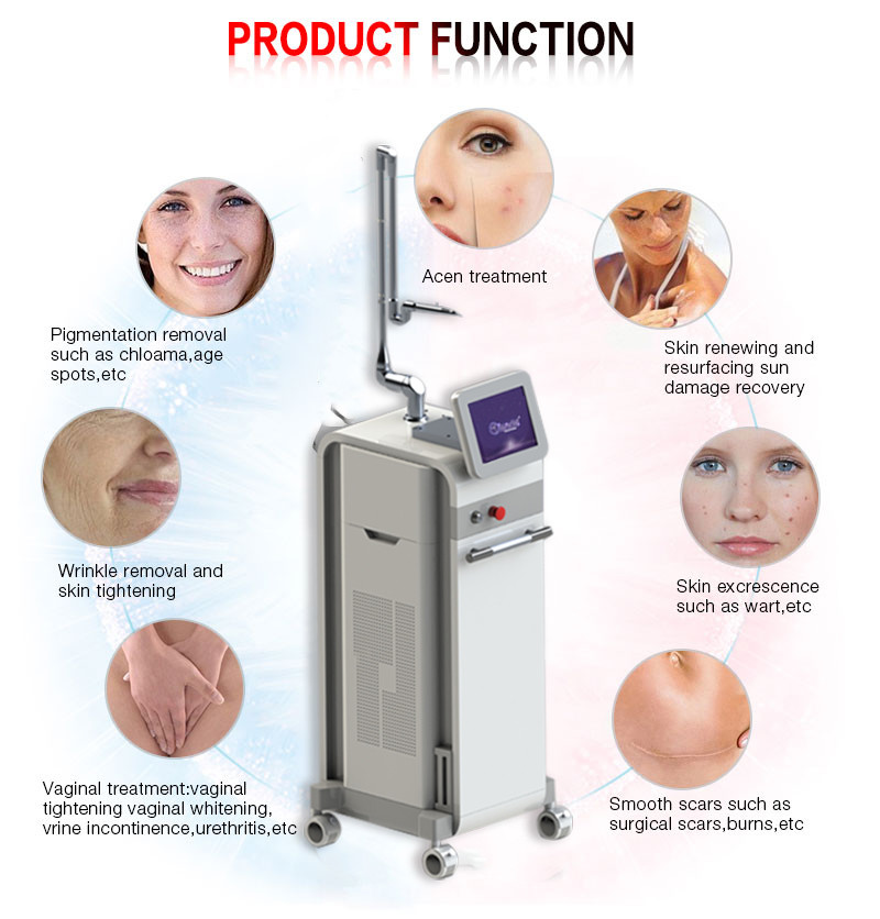 Vagina Tightening Lasertell Fractional Co2 Laser Machine 10600nm