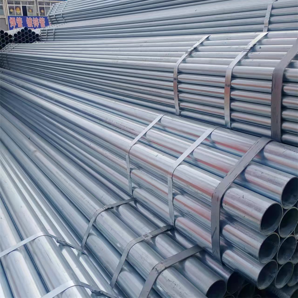 Q345 Q235 Material Galvanized Steel Pipe Round/Square/Rectangle Type For Industry