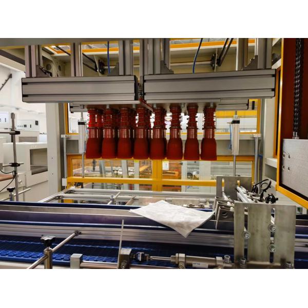 Electric Driven Bottle Top Loading Carton Packing Machine with PLC Control Technology
