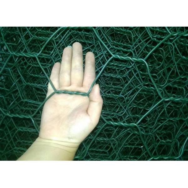 Quality flexible Coated Galvanized 3.05mm Gabion Mesh Basket for sale