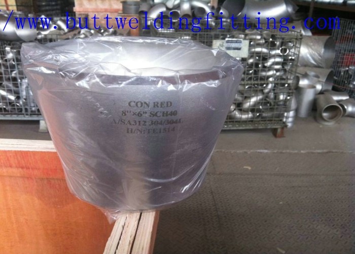 ASME B16.9 Carbon Steel / 304 304L Stainless Steel Reducer Butt Weld Reducer