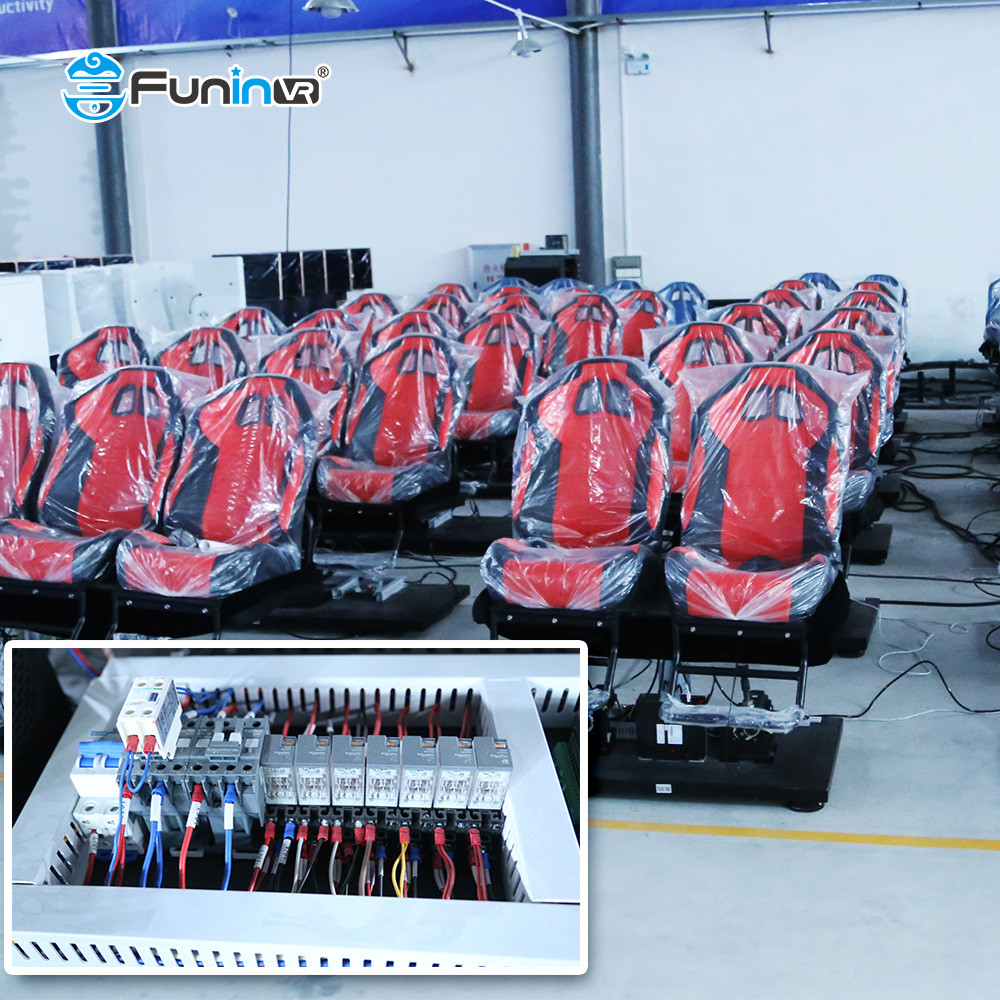 30-90 Minutes 7D Movie Theater Hydraulic Platform Interactive Motion Race