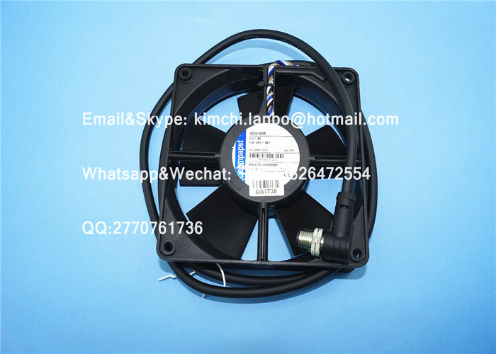 Roland700 paper delivery fan 4314NHR repalce straight outlet parts of printing machine