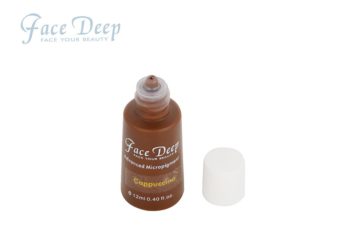 Permanent Makeup Ink Eyebrow Tattoo Ink 12ML Cappuccino , Semi Permanent Eyeliner