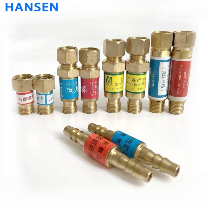 Export Brass Flashback Arrestor for Regulator , Oxygen & Acetylene Flame Arrester , Welding Gas Flash Back Preventer , Safety Check Valve for Oxy-fuel