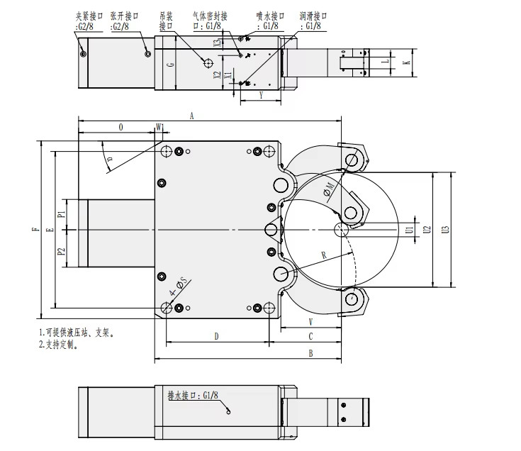 SC TSR Standard Centre Frame Basic Premium Line Grinding Self Centering Steady Rests