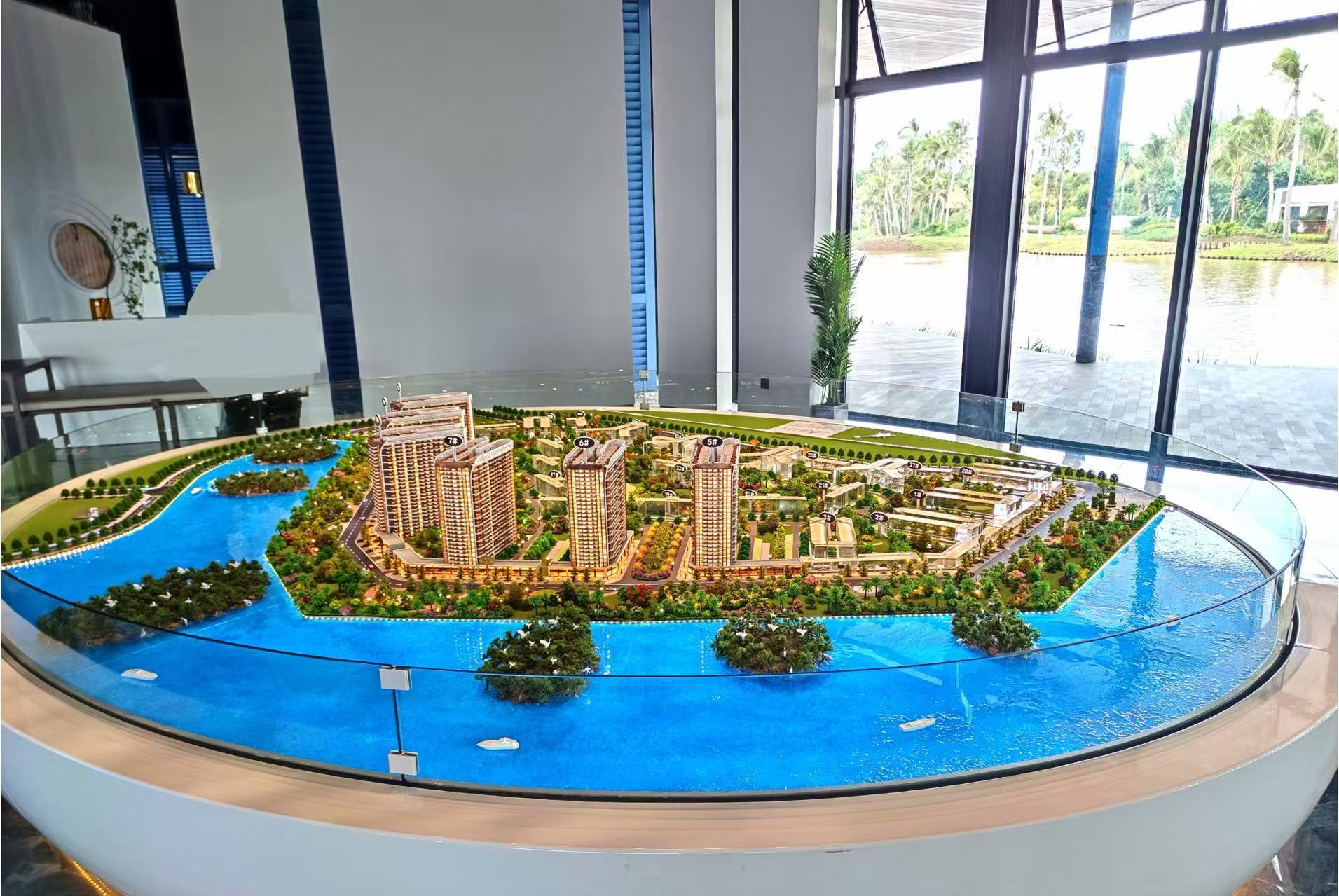 Coastal Residential Architectural Models Urban 1:100 Architecture Model