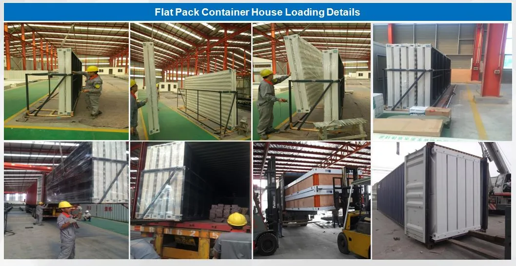 Glass Curtain Wall Prefab Steel Frame Container Office Showroom House