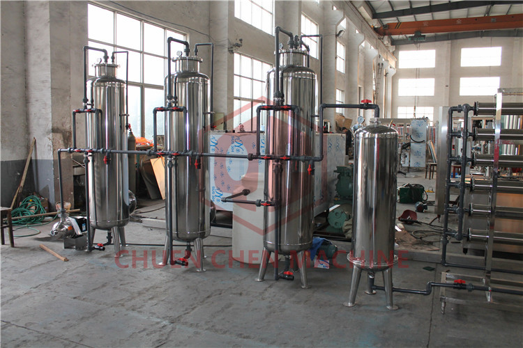 EDI Water Treatment Purification Machine In Bottle Water Filling Line