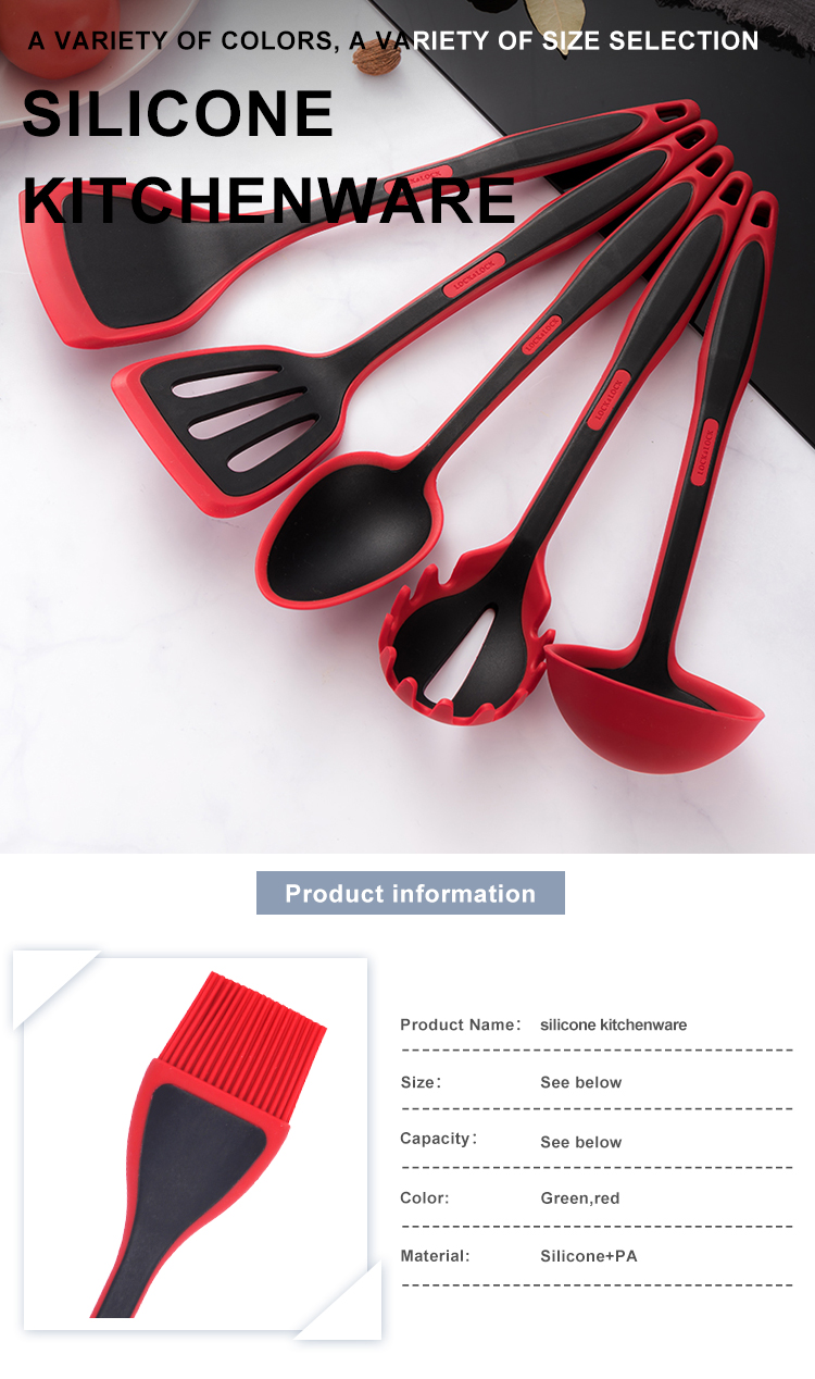 Customized Reusable Non Scratch Silicone Cooking Oil Brush