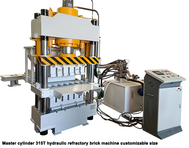 315T Hydraulic Cylinder For Refractory Brick Making Controlled By PLC Electorical Box