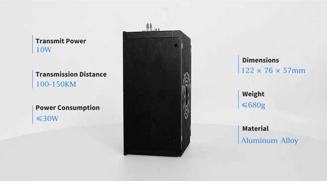 CD300Pro Ultra Long Range HD UAV Video Transmitter with SBUS Intercae Point to Multi-Point Network Solution for Drones