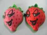 Fashion cute red / pink strawberry soft pvc Material] gift