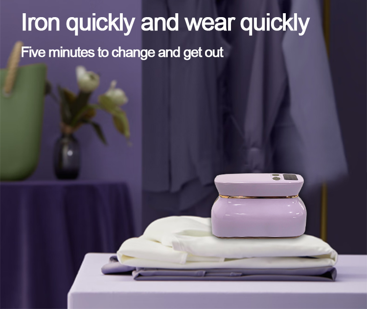 3 Levels Gears Mini Steamer Press for Clothes Rotatable Function Portable Electric Iron