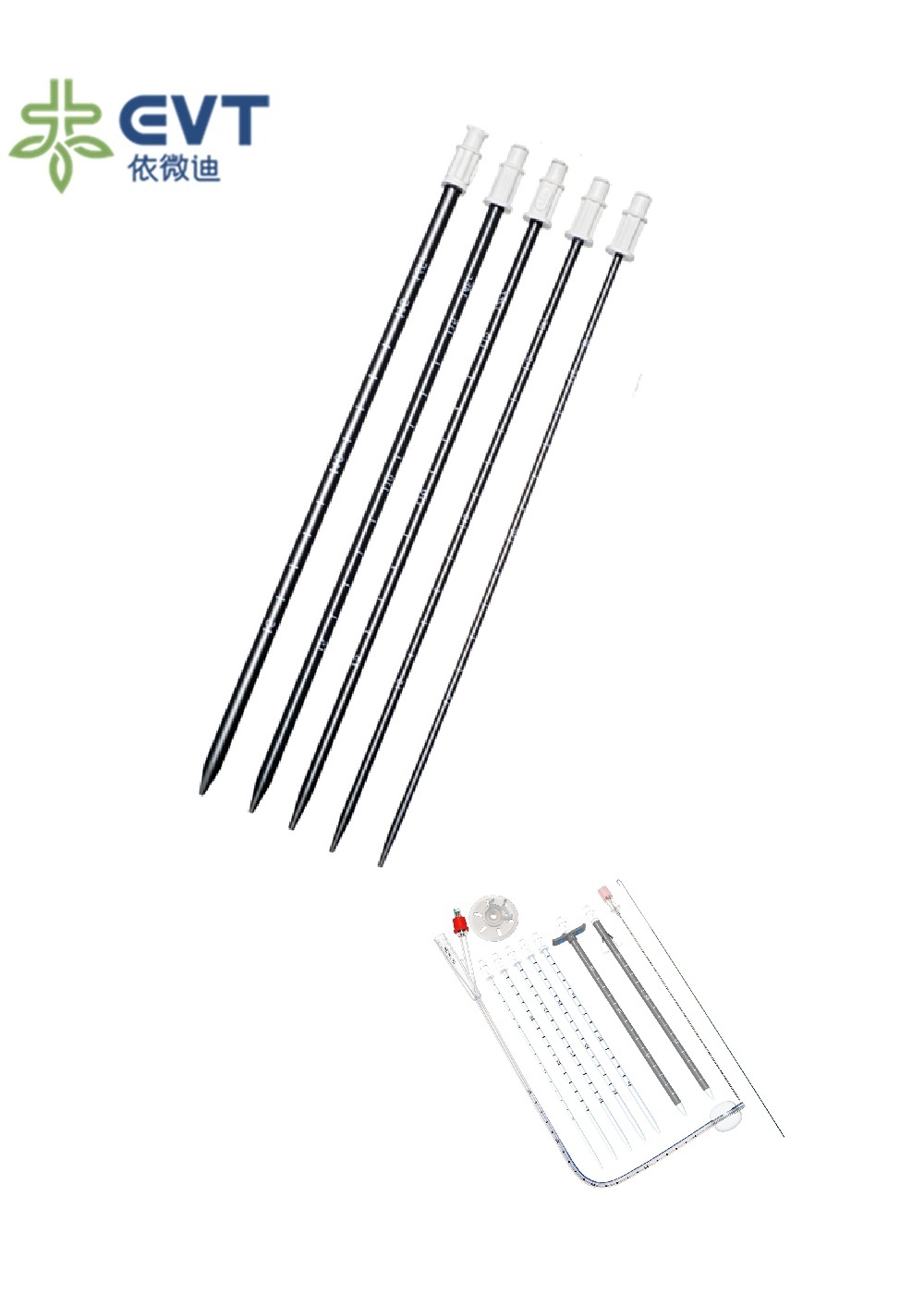 Quality Precision Puncture Nephrostomy Catheter Kit With Needle Visibility PA SET for sale