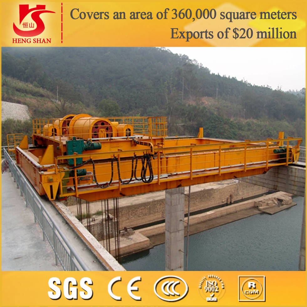 Quality Customizable Hydropower station application goliath crane gate hoist for sale