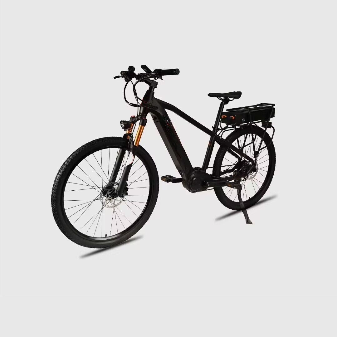 9 Speed Mid Drive Mountain E Bike 250W 27.5 Inch 48V 11AH 31AH Optional