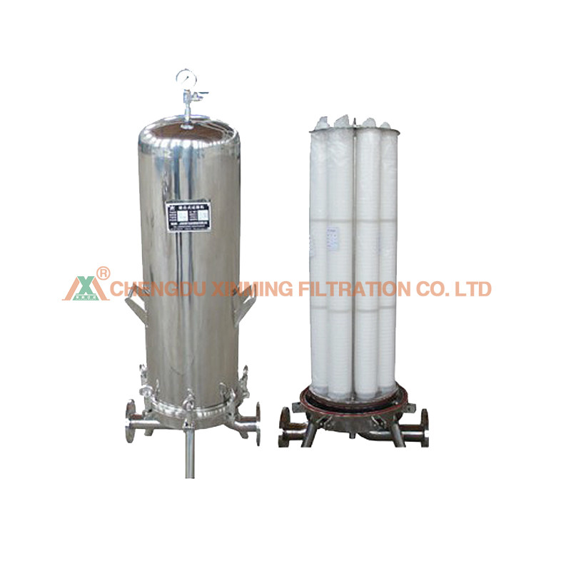 High Precision Stainless Steel Filter Press Water Cartridge Filter ≥0.8MPa Pressure