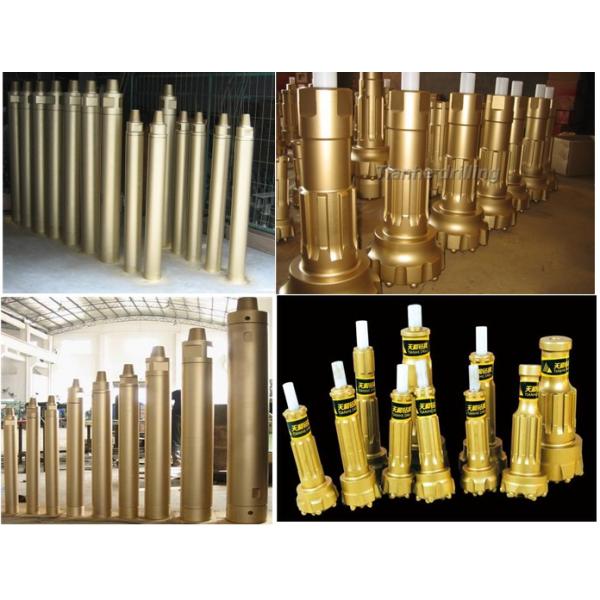 Rock Drilling Down Hole Hammer 1.0-2.5Mpa Work Pressure API 6 5/8" Reg Connection