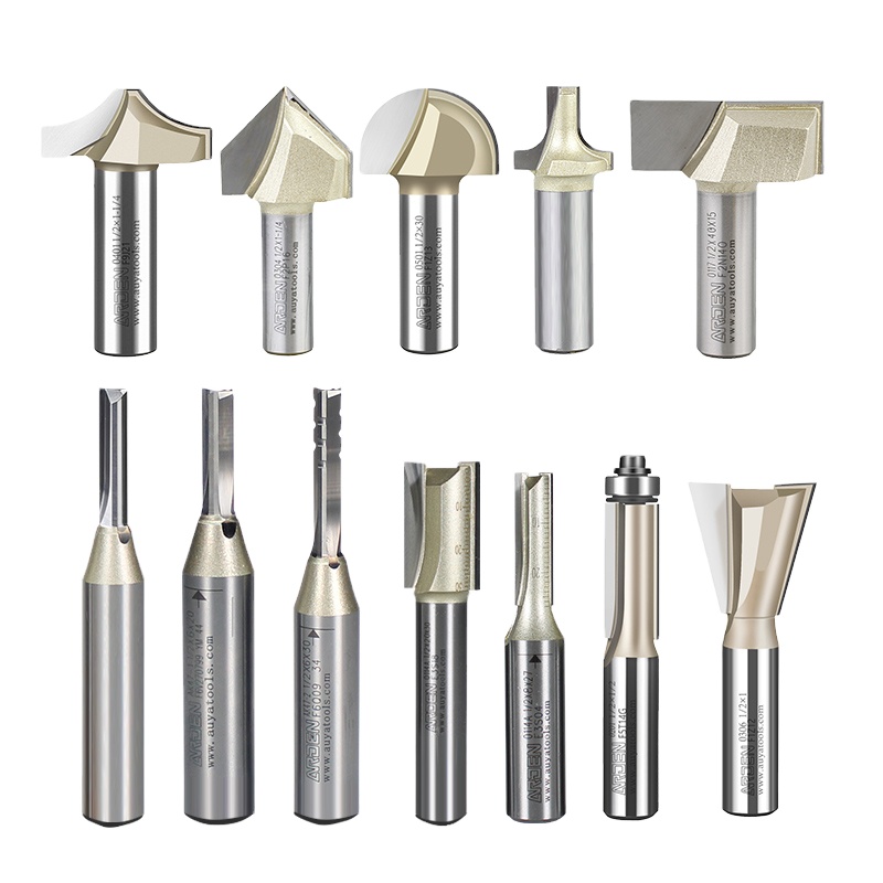 ARDEN Cheap Price Cnc Milling Cutter Wood Bit Carbide Two Flute Straight Bit Tool Tiger Arden Router Bit Cutting Tools for Wood