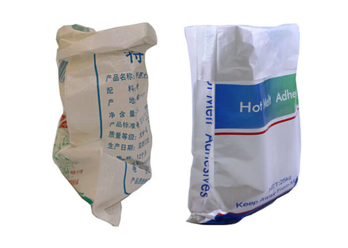 Customized Size PP Woven Packaging Bags For Rice Packing Double Stitched