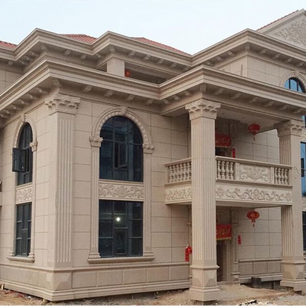 Eps Decorative Components For Exterior Wall Stucco Foam Moulding Components For Lightweight