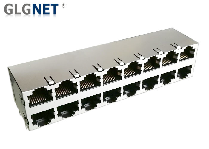 Quality 2x8 Stacked RJ45 Without Magnetics for sale