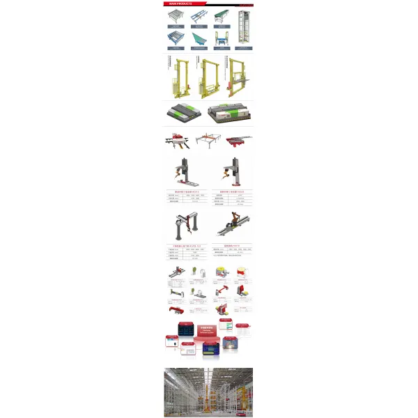 Customized Solutions Electric Pallet Stacker Intelligent Warehouse Stacker Cranes For Pallets
