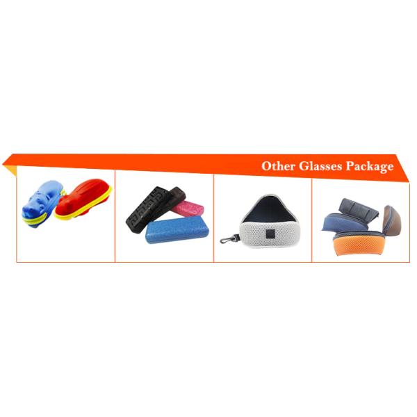 new soft spectacles case with outside gift paper box cheap price