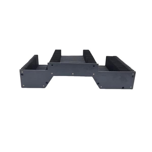 Customized CNC Machine Telescopic Cover Steel Bellow Covers Protection Dust