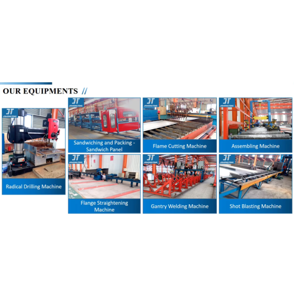 Heavy Steel Structure Steel H Beam For Workshop Steel Structure Bridge Fabrication