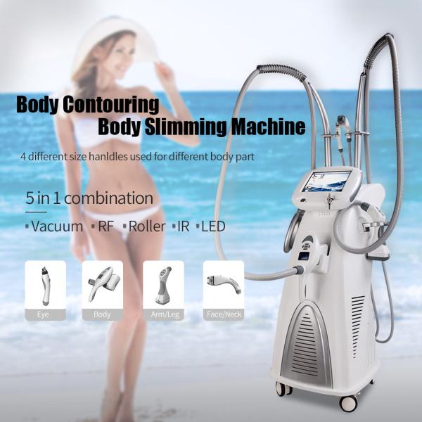 Multifunction Body Slimming Machine With Vacuum + Mechanical Roller + RF + LED +