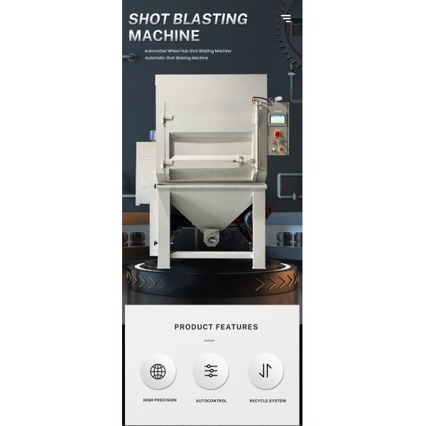 Descaling PLC Shot Blasting Machine for Car Wheel Hub Drum