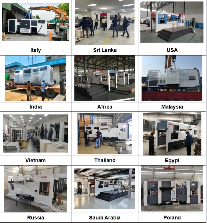 Semi Automatic Die Cutting Machine 14.5T for Corrugated Carton Box