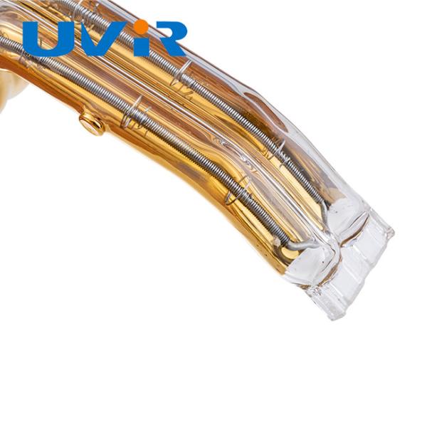 OEM Custom Shape 600W High Purity Quartz Infrared Heating Element Tube with L Shape Design