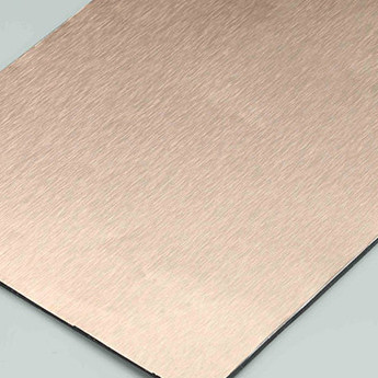 4MM 1.22 X 2.44m House Cladding Brushed Silver Acm HDPE Outdoor Composite Panels